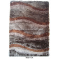 Polyester Silk Yarn Mixed Carpet with Design